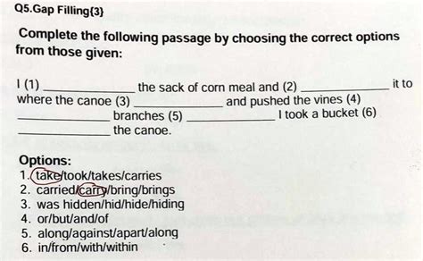 SOLVED: OPTIONS Choose the correct option. From the given .